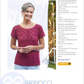 Berroco Oneida Jumper Knitting Pattern