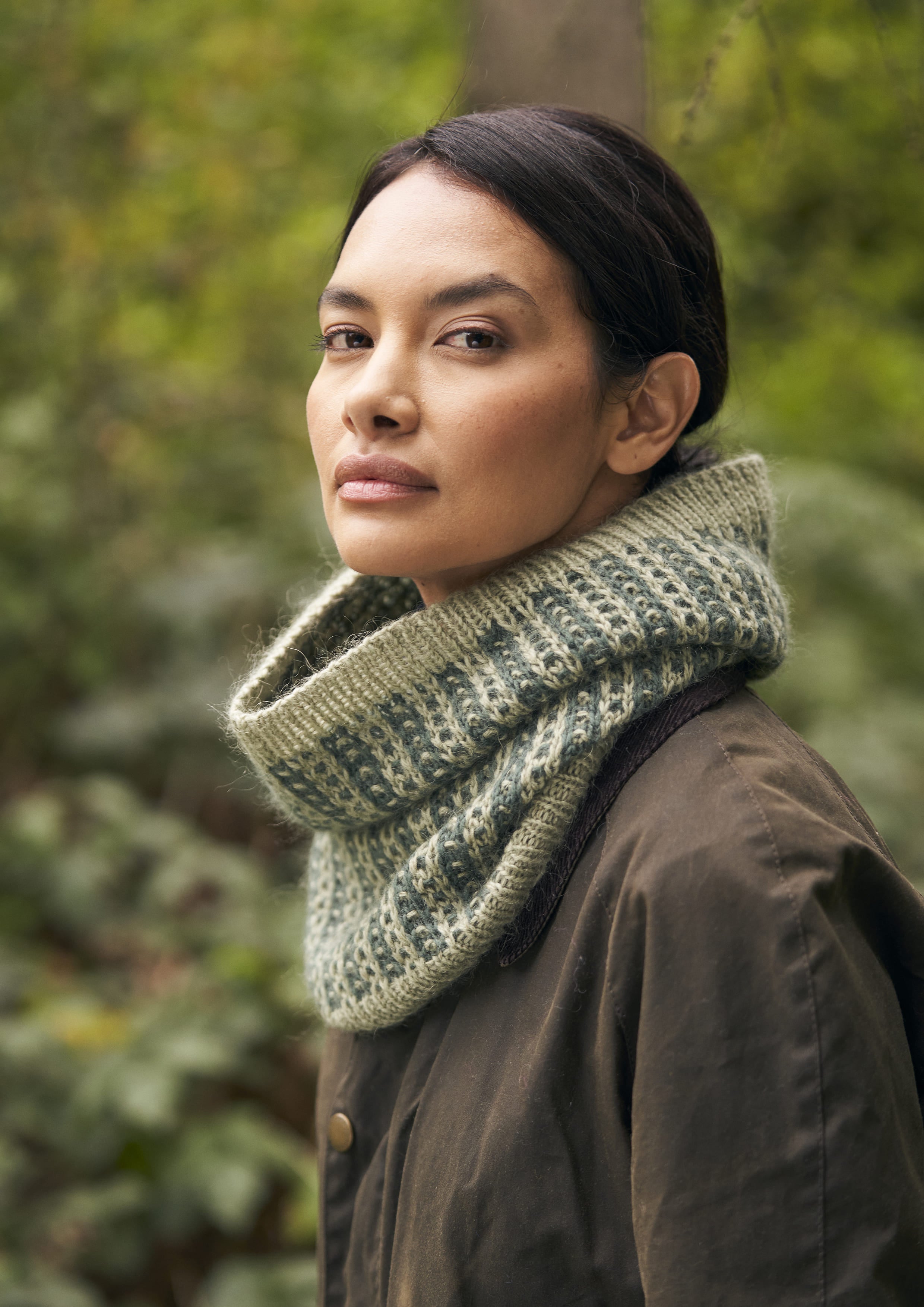 Column Cowl Knitting Pattern
