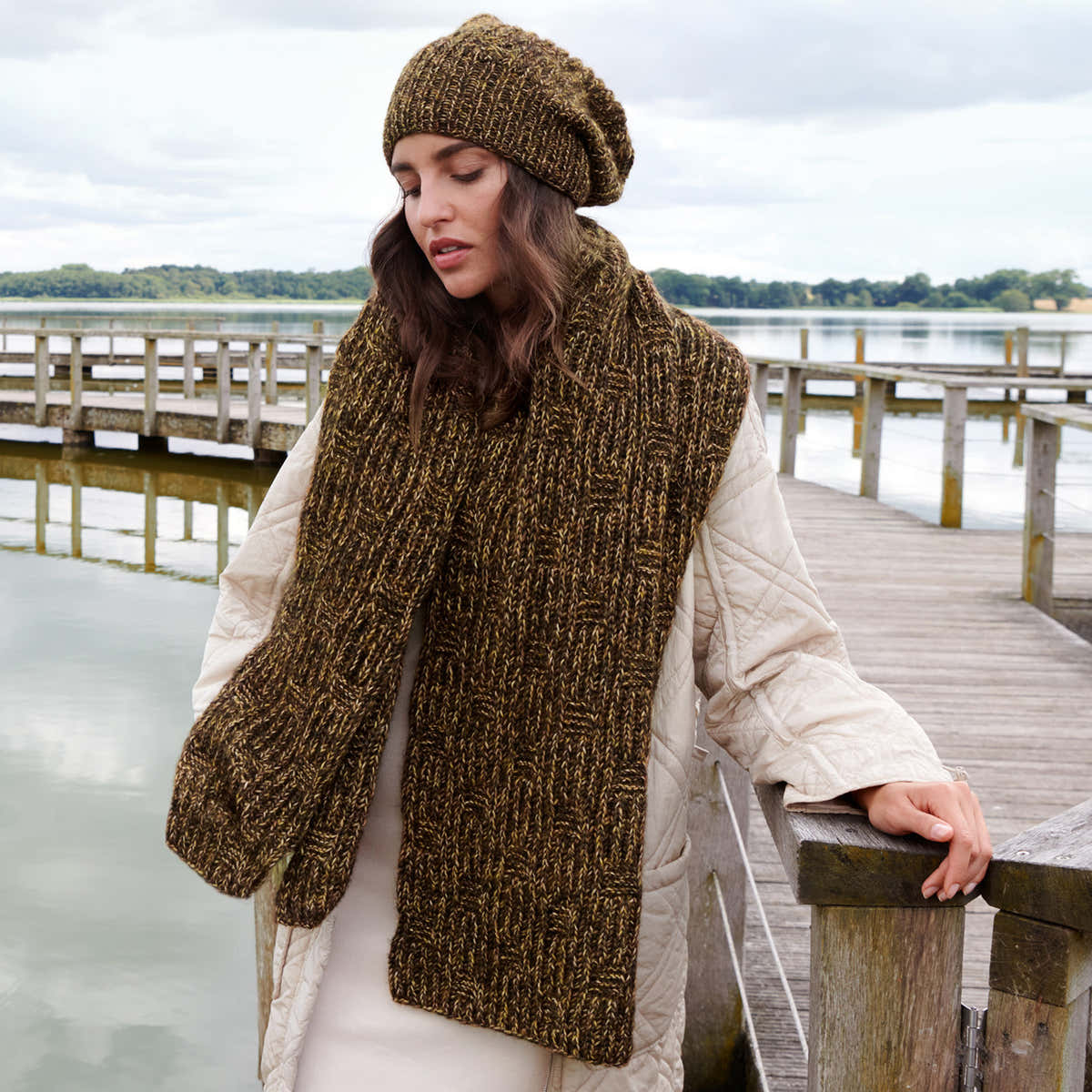 Lana Grossa Scarf Knitting Pattern