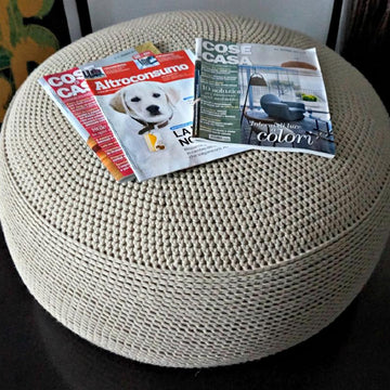 DIY Tutorial XXXL Large Crochet Pouf