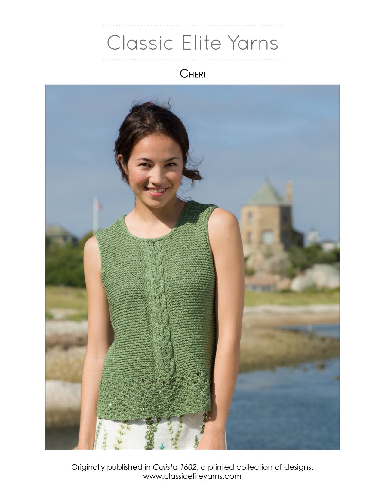 Classic Elite Yarns Cheri Jumper Knitting Pattern