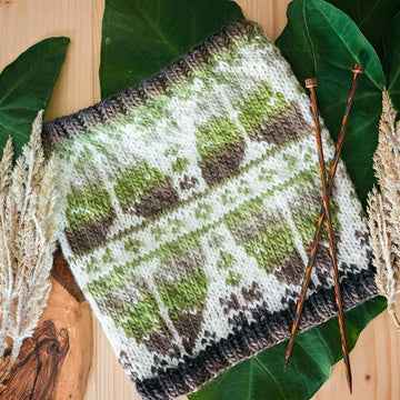 Monstera Knit Cowl