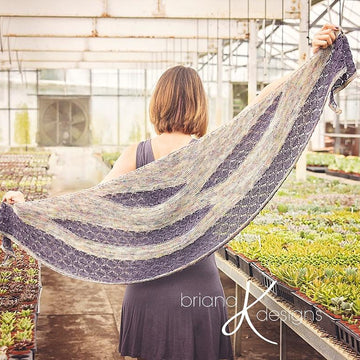 Modern Honeycomb Knit Shawl