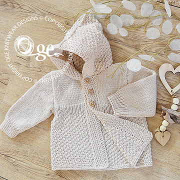 Mayfair Lane textured coat with hood - P114