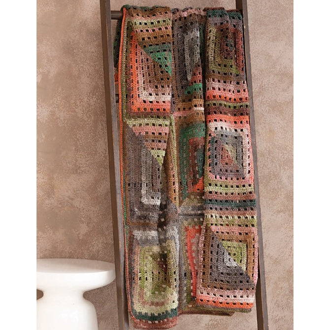 Noro Earthenware Blanket Crochet Pattern