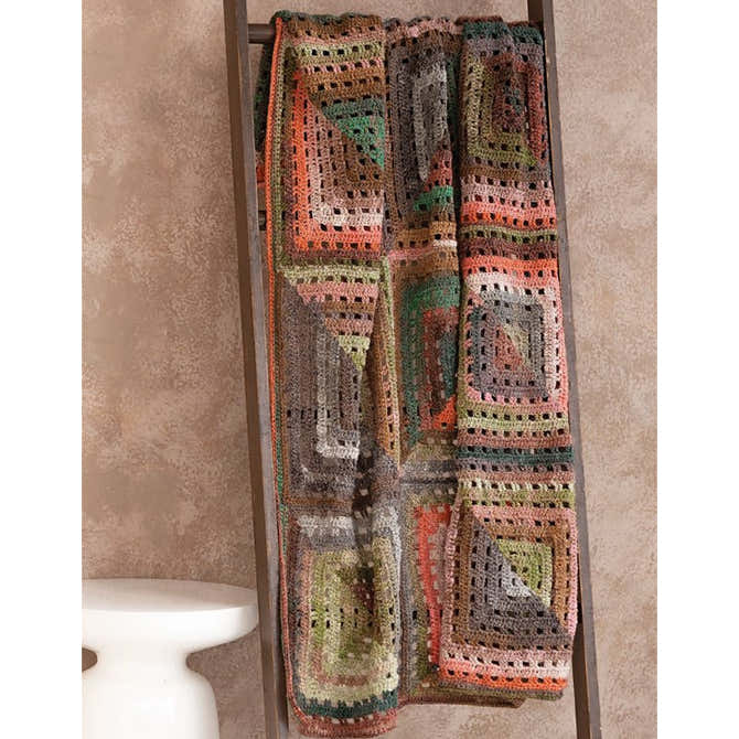Noro Earthenware Blanket Crochet Pattern