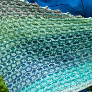 Frozen Lake Shawl