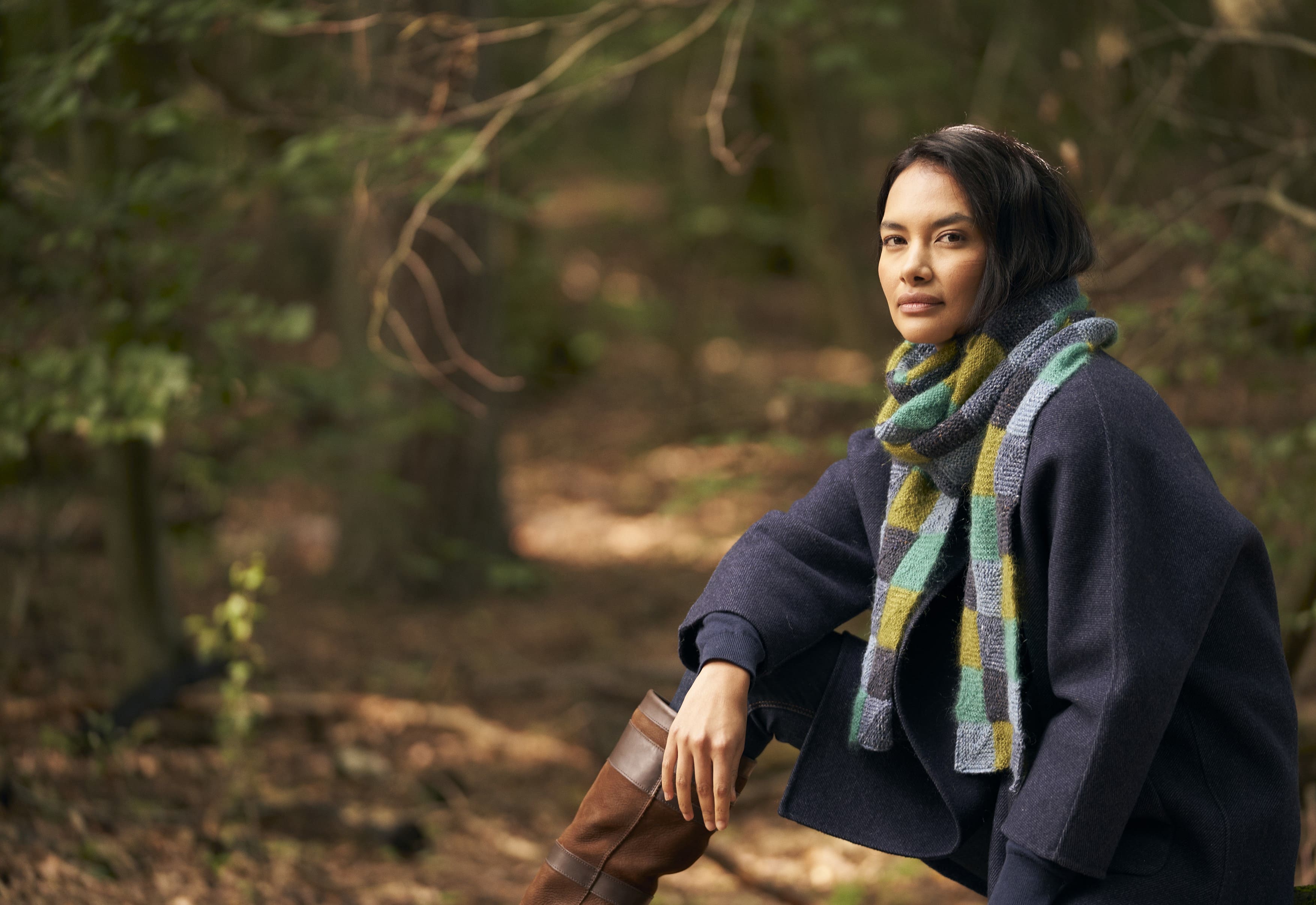 Patchwork Scarf Knitting Pattern