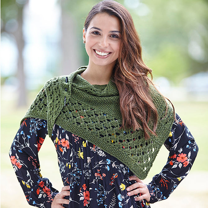 Valley Yarns Montaine Shawl Knitting Pattern