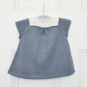 Debbie Bliss Square Neck Smock Top Knitting Pattern