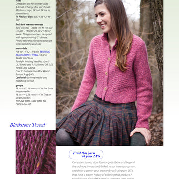 Berroco Juli Cardigan Knitting Pattern