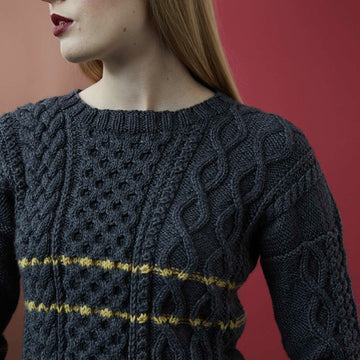 Debbie Bliss Grete Sweater Knitting Pattern