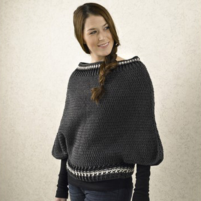 Valley Yarns Cadiz Pullover Crochet Pattern