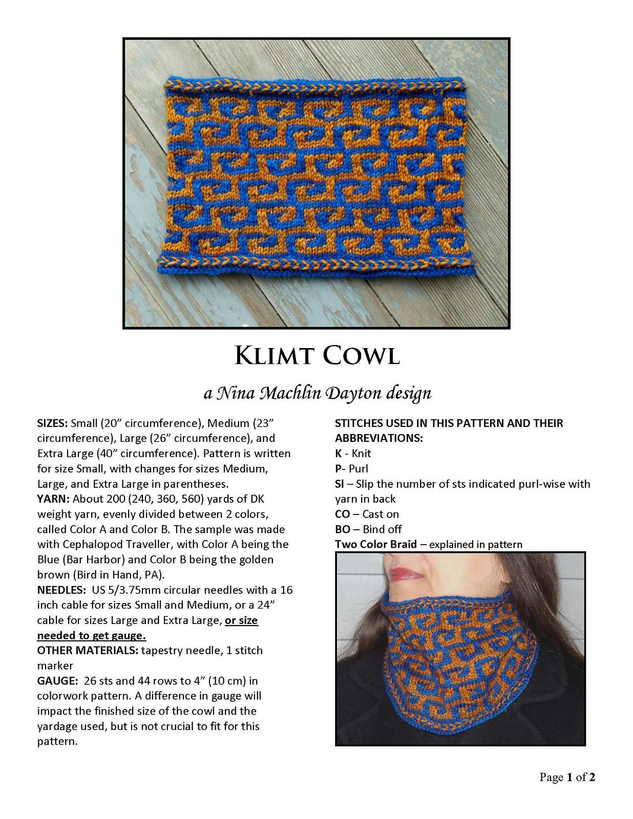 Klimt Cowl