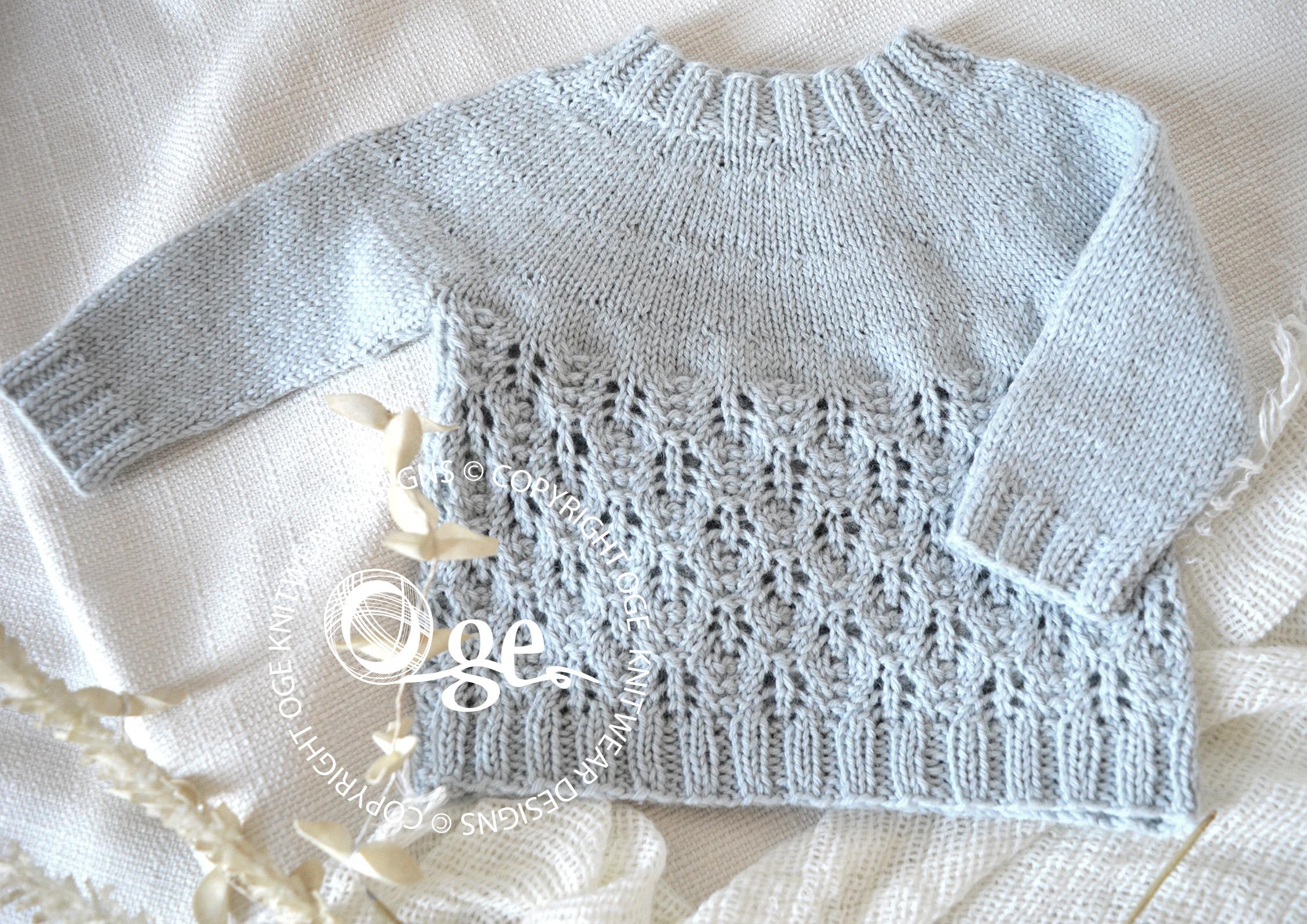 Lucinda Lace Top Down Sweater - P267