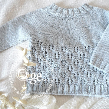 Lucinda Lace Top Down Sweater - P267