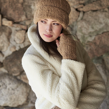 Mae Hat & Mittens Accessory Knitting Pattern