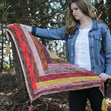 Koigu Tango Glow Wrap Knitting Pattern