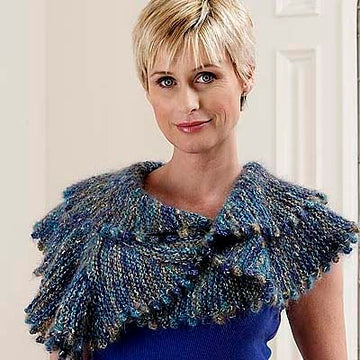 Trendsetter Yarns 4203F Dune - Ruffled Butterfly Shoulder Wrap PDF