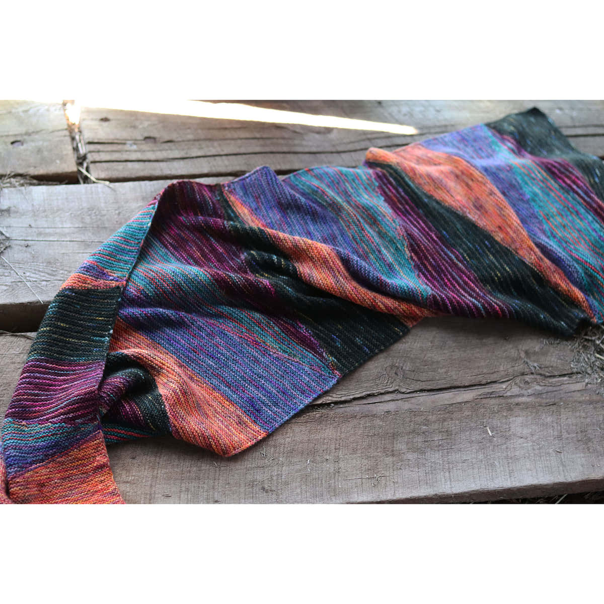 Koigu Tri-Shawl Scarf Knitting Pattern