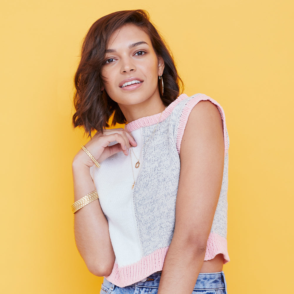 Paintbox Yarns Torrey Pines Top Knitting Pattern