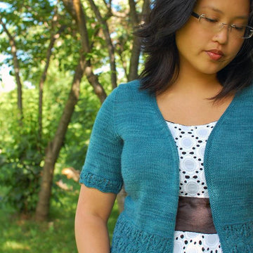Laura Chau Bellevue Cardigan for Fingering Weight Yarn PDF