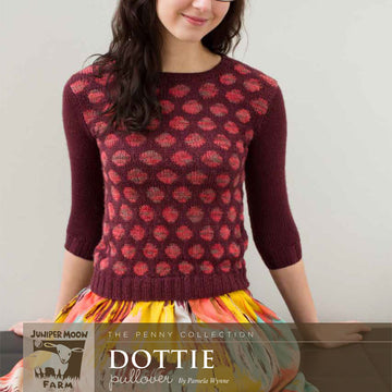 Dottie Pullover in Juniper Moon Farm Findley DK and Findley DK Dappled