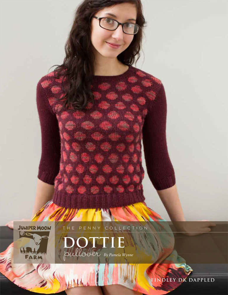 Dottie Pullover in Juniper Moon Farm Findley DK and Findley DK Dappled