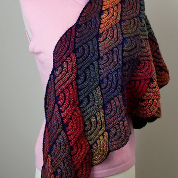 Jojoland Dragon Wing Shawl Scarf Knitting Pattern