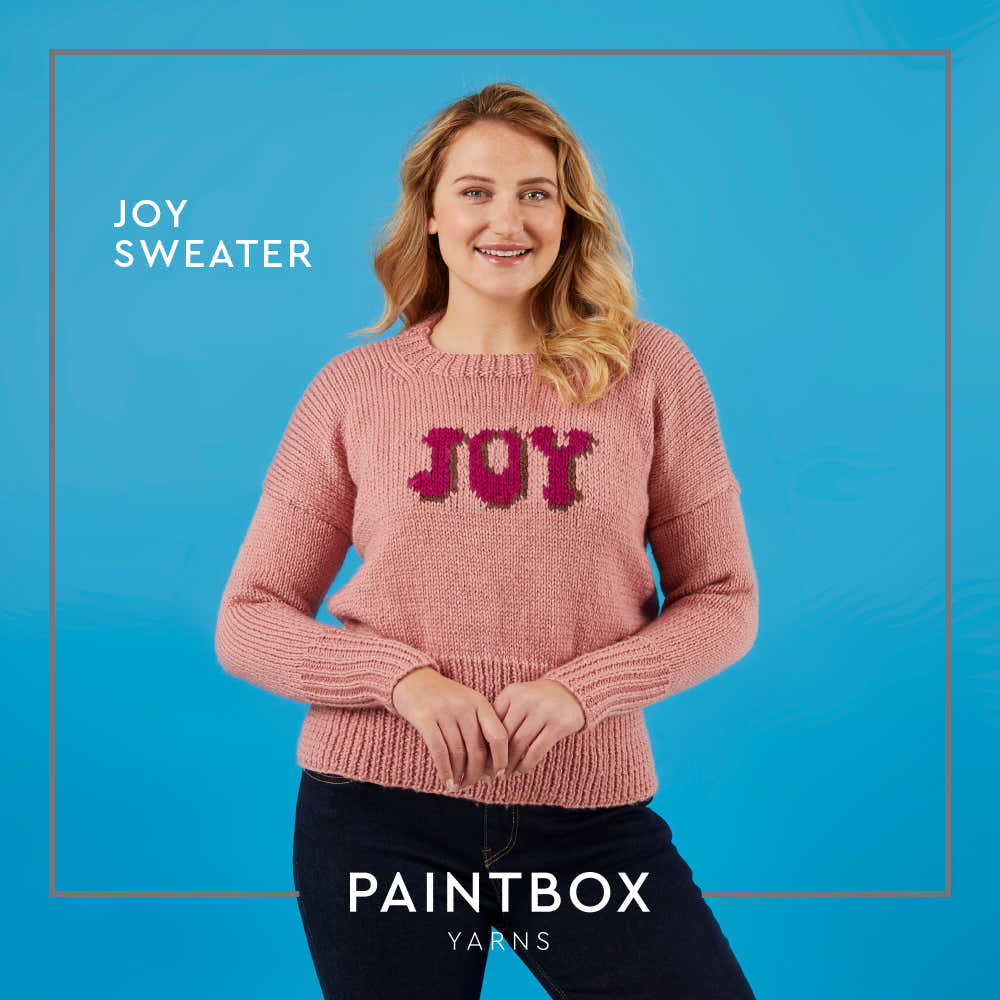 Paintbox Yarns Joy Sweater Knitting Pattern