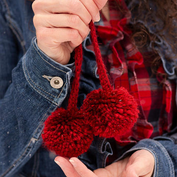 Cranberry Twist Slouchy Bonnet