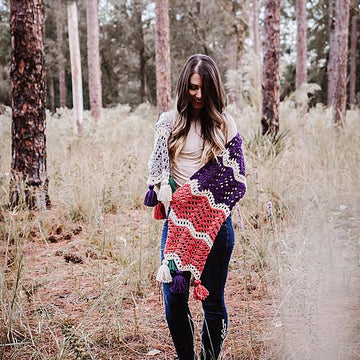 Wander Easy Crochet Shawl