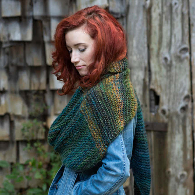 Berroco Grande Ronde Wrap Knitting Pattern