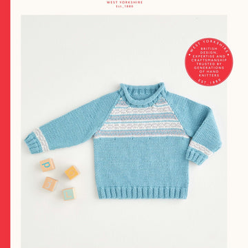 Sirdar Raglan Fair Isle Sweater Jumper Knitting Pattern