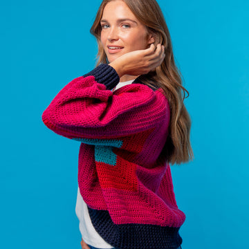 Paintbox Yarns Cloud Nine Cocoon Cardigan Crochet Pattern