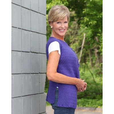 Valley Yarns Proclus Vest Crochet Pattern
