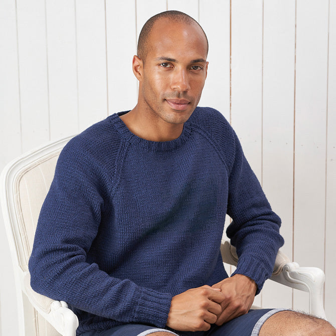 Rowan Emblem Sweater Jumper Knitting Pattern