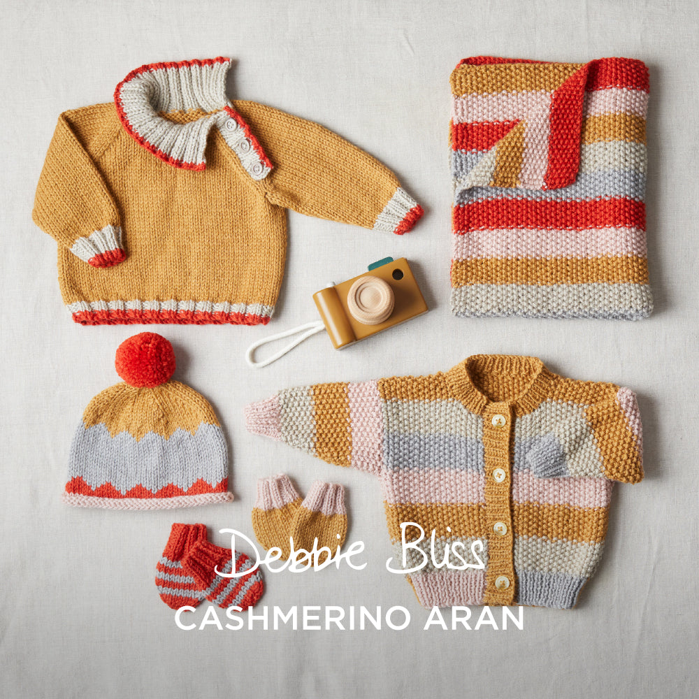 Debbie Bliss So Simple Stripes Layette Knitting Pattern