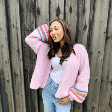 Mohair Bell Sleeve Cardigan