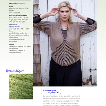Berroco Enter Jumper Knitting Pattern