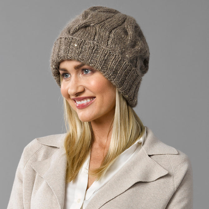Stacy Charles Fine Yarns Sophia Hat Knitting Pattern