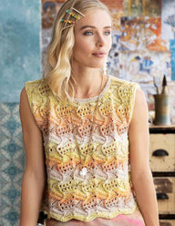 Noro Lace Sleeveless Top Knitting Pattern