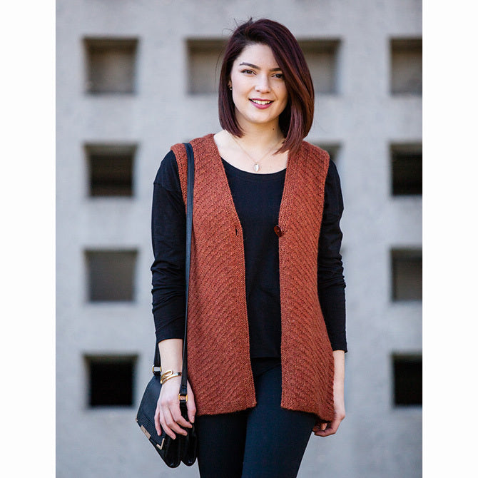 Valley Yarns Hinsdale Vest Knitting Pattern