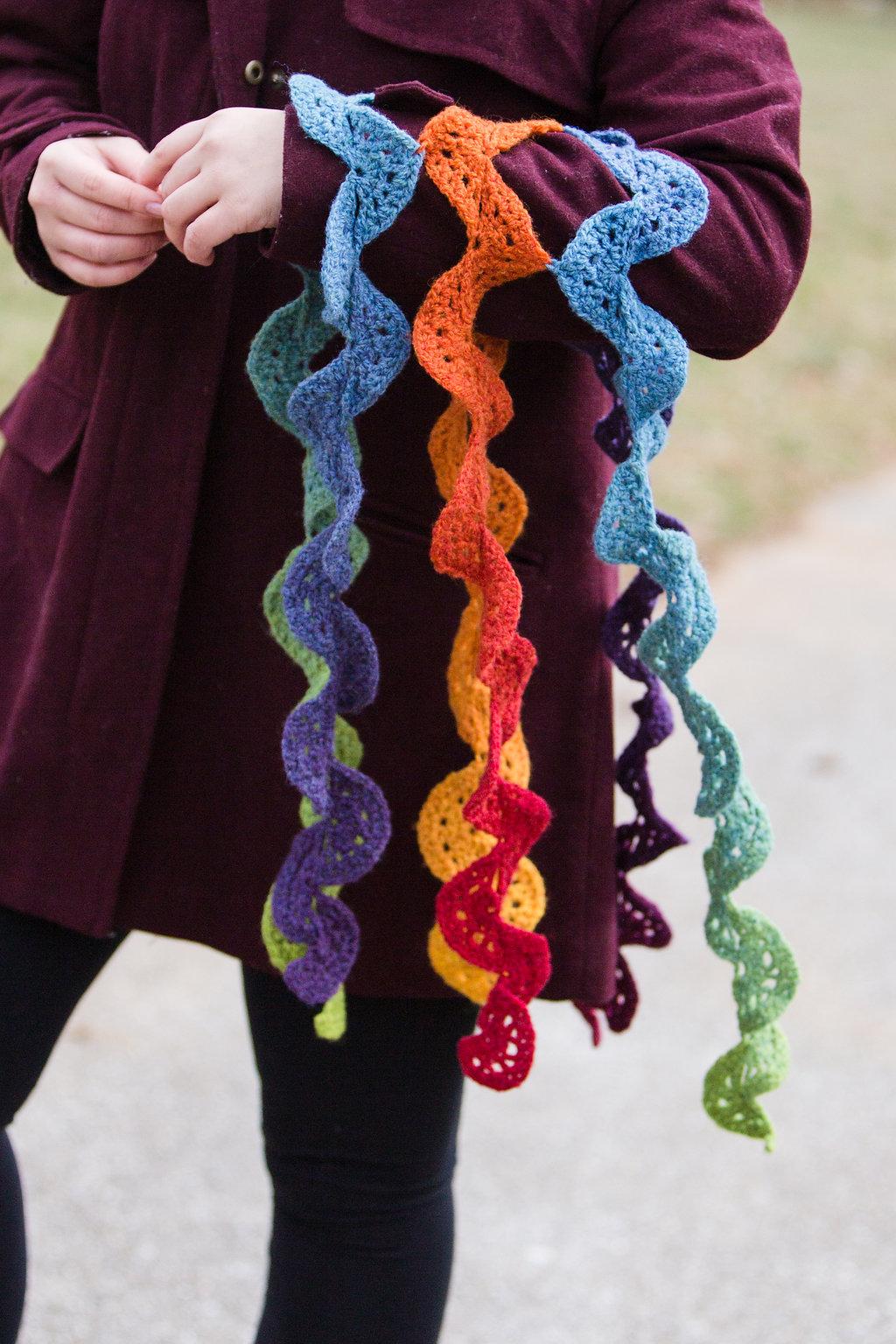 Cascade of Color Scarf