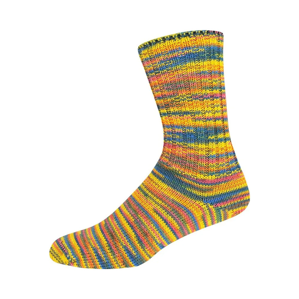 OnLine Supersocke 369 Happy Life - Color Yarn - Superwash Wool 4 Ply