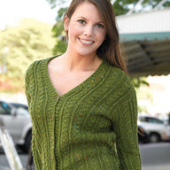Valley Yarns Green Street Cabled Cardigan Knitting Pattern