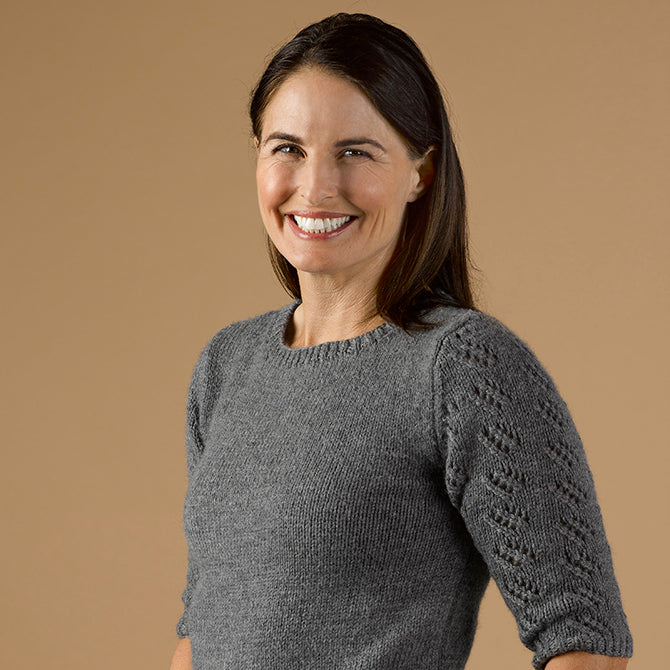 Stacy Charles Fine Yarns Silvia Pullover Knitting Pattern