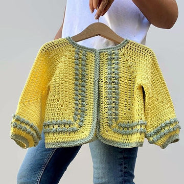 4 CROCHET BABY SWEATER CARDIGAN PATTERNS