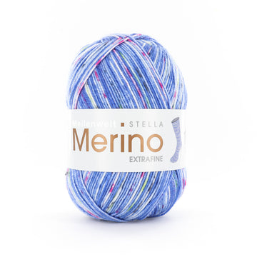 Lana Grossa Meilenweit 100 Merino Extrafine Stella Yarn - Merino Wool 4 Ply