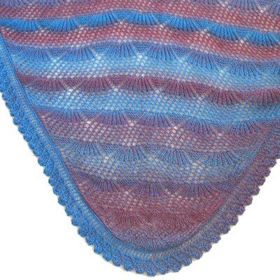 Jojoland Bear Tracks Shawl Wrap Knitting Pattern